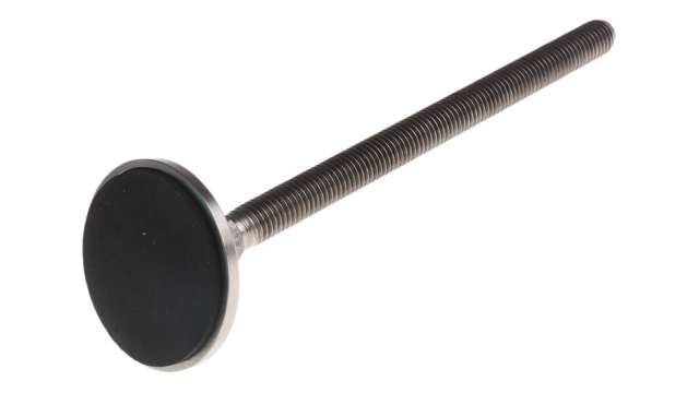 Nu-Tech Engineering M12 55 mm Dia. Adjustable Foot, Stainless Steel, 750 kg Static Load Capacity 10 ° Tilt Angle | A087/003