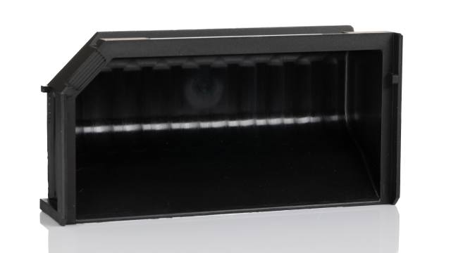Bosch Rexroth Plastic Storage Bin, 86 mm x 173 mm x 50 mm, Black | 3842346296