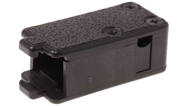 TE Connectivity AMPLIMITE Series Polypropylene, Thermoplastic Straight D-Sub Backshell, 9 Way | 207467-1