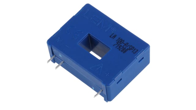 LEM LA Series Current Transformer, 160A Input, 160:1, 100 mArms Output, 12.7 x 7mm Bore, 12 → 15 V | LA 100P/SP13