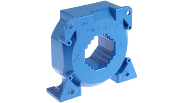 LEM LF Series Current Transformer, 1500A Input, 1500:1, 200 mArms Output, 40.5mm Bore, 15 → 24 V | LF 1005S