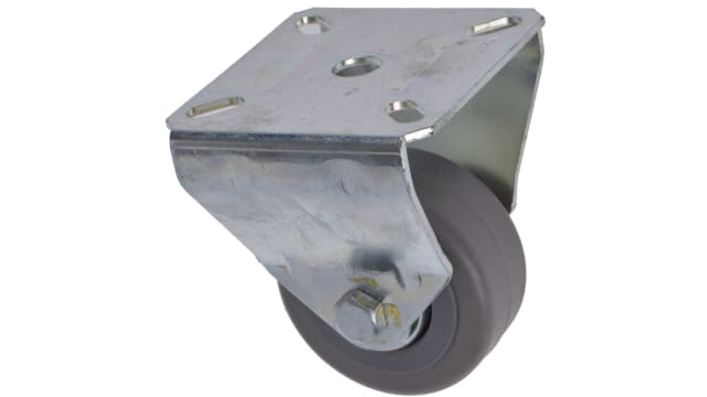 Tente Fixed Castor Wheel, 55kg Capacity, 50mm Wheel | 1678UHO050P40PAF