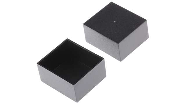 CAMDENBOSS Black ABS Potting Box Lid, 40 mm 20 mm, 35 mm | RTM103-BLK