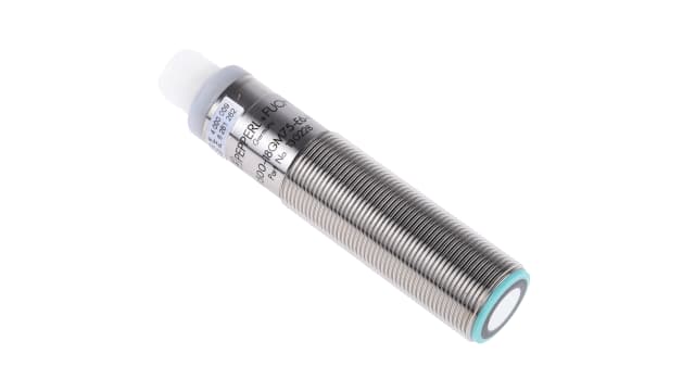 Pepperl + Fuchs Ultrasonic Threaded Barrel Proximity Sensor, M18, 500 mm Detection, PNP x2 NO/NC, 10 → 30 V dc | UB500-18GM75-E6-V15