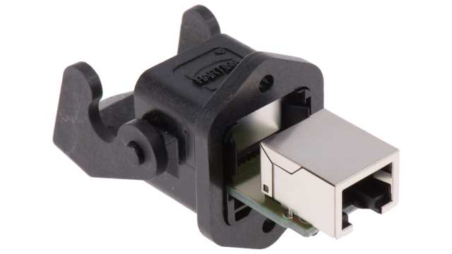HARTING 09452 Series RJ45 Connector Female, Panel, Cat5 Shielded Straight 1 Port 8 Way | 09452251100