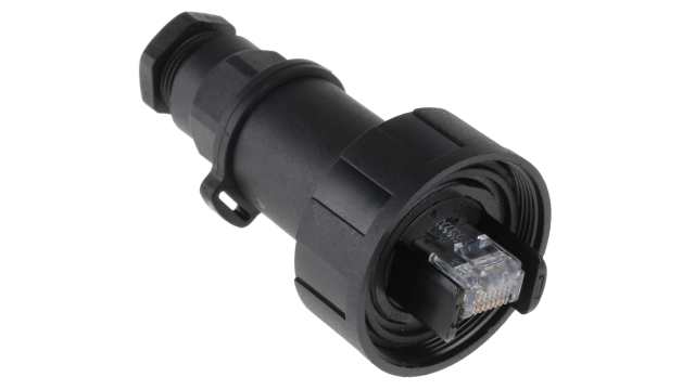 Bulgin PX0834/B Series RJ45 Connector Male, Cable, Cat5e Shielded Straight 1 Port 8 Way | PX0834/B