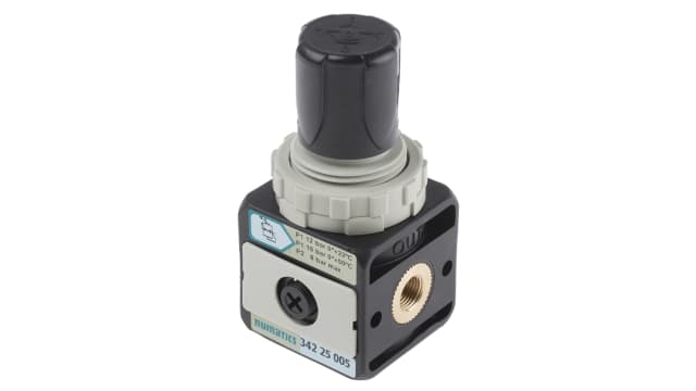 EMERSON – ASCO 1/8 in G Pneumatic Regulator - 12 bar, 2 x G1/8, G 105 | 34225005