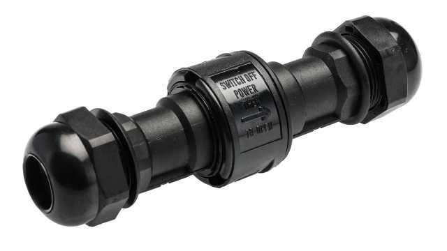 ABB 3 Pole IP68 Rating Cable Main In-Line Connector Male/Female, 16A | 185-9200