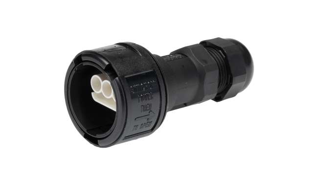 ABB 3 Pole IP68 Rating Cable Main In-Line Connector Female, 16A | 185-0A1011-P0301