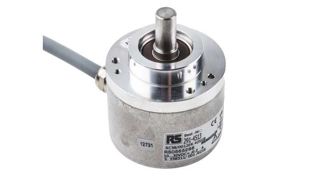 Hengstler 10 to 30 V Absolute Encoder with a 10 mm, Clamp, Flange | RC58/0012EK.42SGB
