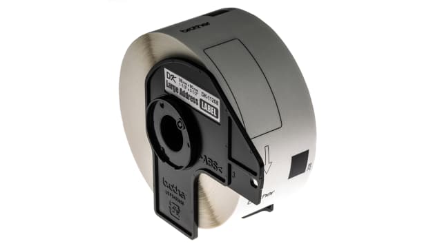 Brother White Black Print Label Roll, 90 mm Width, 400 Per Roll Qty, 90 mm | DK 11208