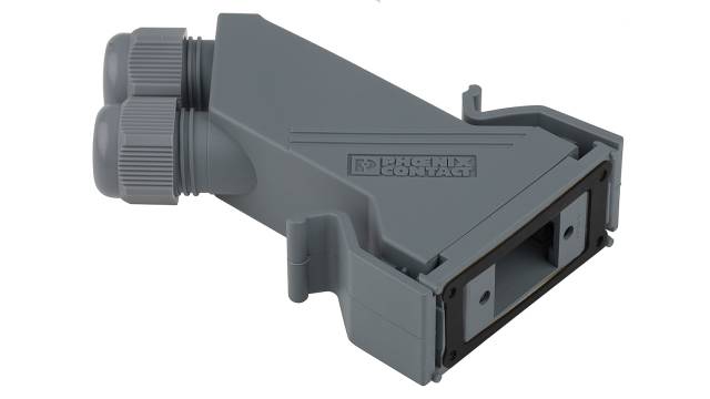 Phoenix Contact VS-09-SET-STD Series Polyamide 45° D-Sub Backshell, 9 Way | 1689145