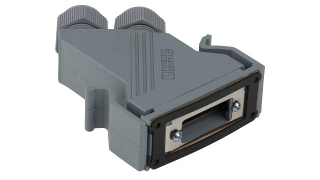 Phoenix Contact VS-15-SET-EMV Series Polyamide 45° D-Sub Backshell, 15 Way | 1689132