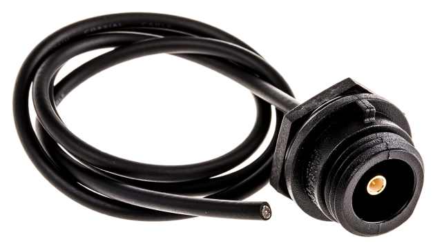 Bulgin 400 Series Panel Female SMB, 50 Ω, Straight Body Pre-Wired | PX0414/0M50