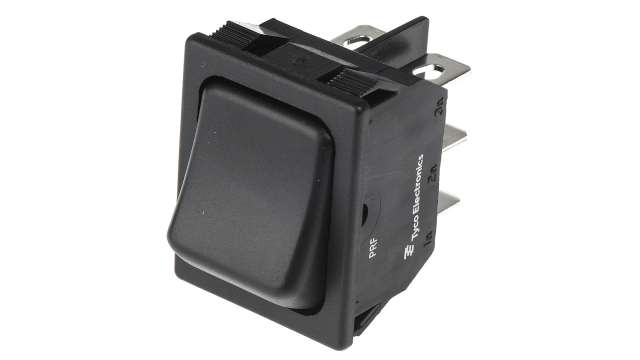 TE Connectivity DPDT, On-Off-On On-Off-On Rocker Switch Panel | 1-1634201-0
