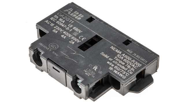 ABB Switch Disconnector Auxiliary Switch SPDT, OA Series for Use with OT Series | 1SCA022379R8100 OA2G11