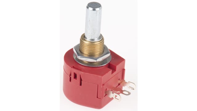 TE Connectivity TW 10Ω Rotary Potentiometer 1-Gang Panel Mount, TW1100KA | TW1100KA