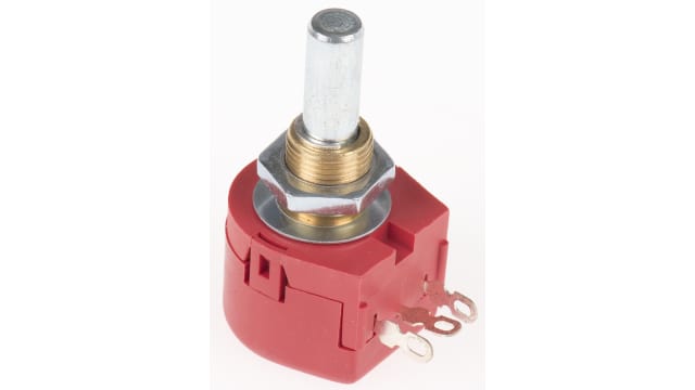 TE Connectivity TW 25Ω Rotary Potentiometer 1-Gang Panel Mount, TW1250KA | TW1250KA