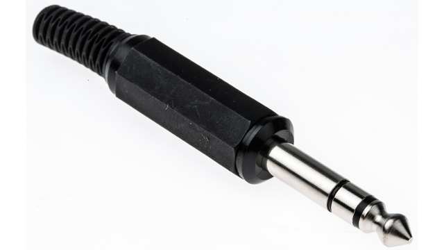 Lumberg Jack Connector 6.35 mm Cable Male 1 Stereo, 2A Solder | KLS 3