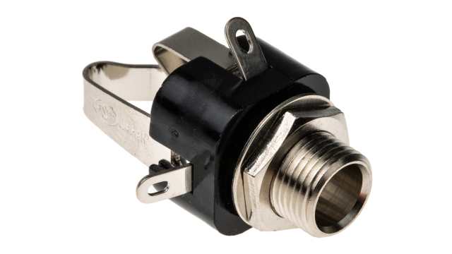 Lumberg Jack Connector 6.35 mm Panel Mount Female 1 Stereo, 2A Solder | KLB 3