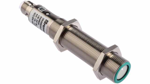 Pepperl + Fuchs Ultrasonic Threaded Barrel Proximity Sensor, M18, 1 m Detection, PNP NO, 12 → 30 V dc | 3RG6233-3AB00-PF