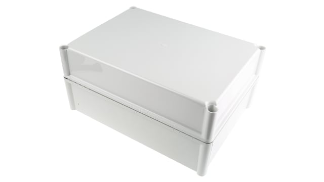 Fibox SOLID PC Series Grey Grey Lid Polycarbonate Enclosure, IP67, IK09, IK08 180 mm, 378 mm, 278 mm | PC 3828 18 G ENCLOSURE
