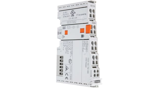 WAGO 750 Series PLC I/O Module for Use with I/O System 750/753 | 750600