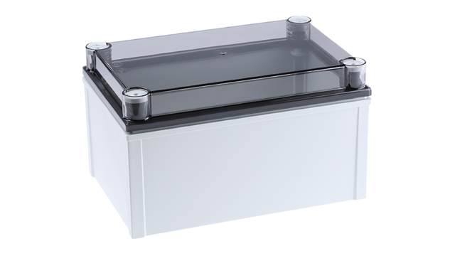 Fibox CAB PCQ Series Polycarbonate Wall Box, IP66, IP67, 172 mm x 198 mm x 298 mm | CAB PCQ 302017 T CABINET