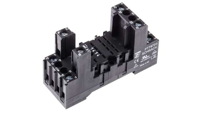 Relay Socket for use with PT2 Series | PT78720 6-1415034-1
