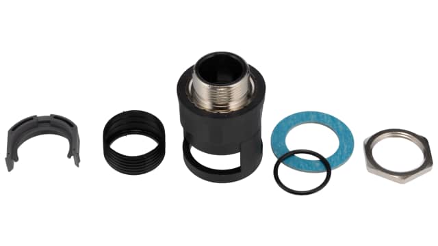 PMA Conduit, Conduit Fitting, 23 mm Nominal Size, M25, Polyamide, Black IP68  rating | NVNV-M253-11