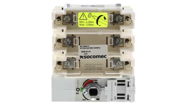 Socomec Fuse Switch Disconnector, 3-Pole, 63 A | 3841 3006