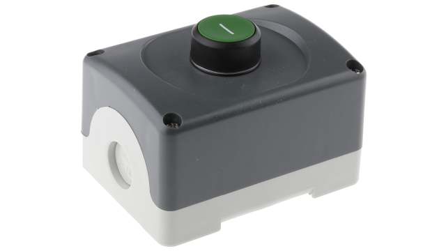 ABB Enclosed Push Button, Plastic, Green, IP66 | 1TVL110000P3101