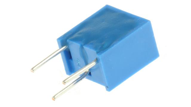 500 Ω, Through Hole Trimmer Potentiometer, Pin 0.25 W Top Adjust Bourns, 3266 | 3266W-1-501LF