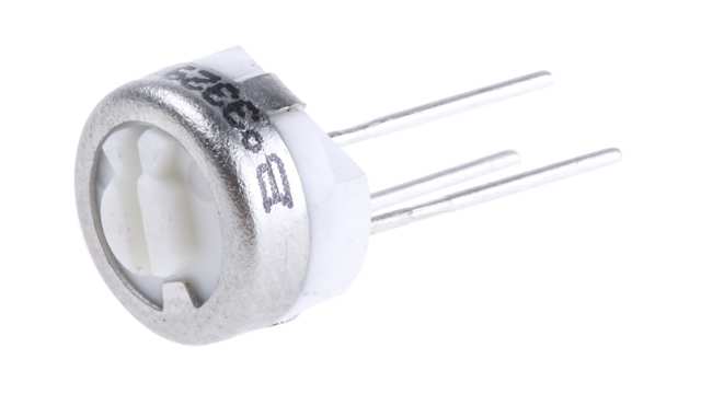 10 kΩ, Through Hole Trimmer Potentiometer, Pin 0.5 W Top Adjust Bourns, 3329 | 3329H-1-103LF