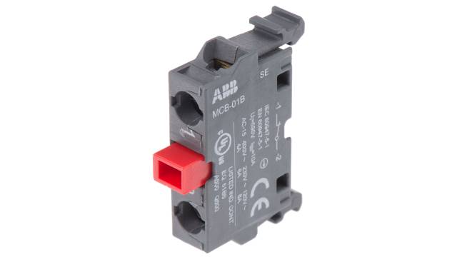 ABB ABB Modular Series Contact Block, 690V, 1NC | 1SFA611610R2010  MCB-01B