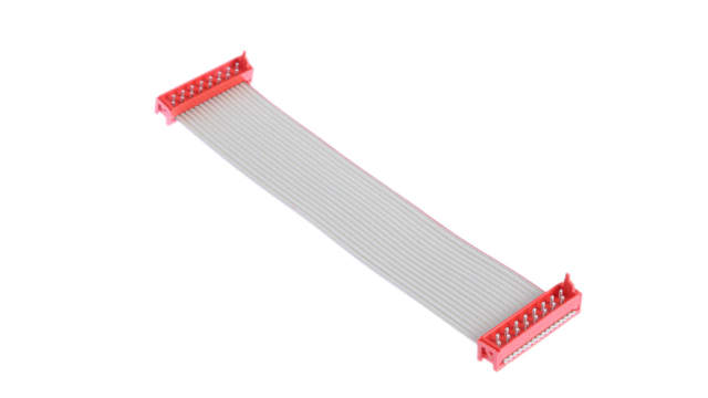 TE Connectivity Micro-MaTch Series Flat Ribbon Cable, 16-Way, 1.27mm Pitch, 100mm Length, Micro-MaTch IDC to | 1483356-1
