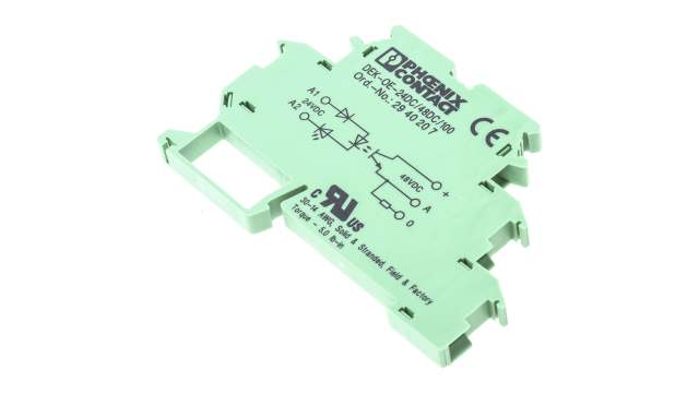 Phoenix Contact DEK-OE- 24DC/48DC/100 Series Solid State Relay, DIN Rail Mount | 2940207