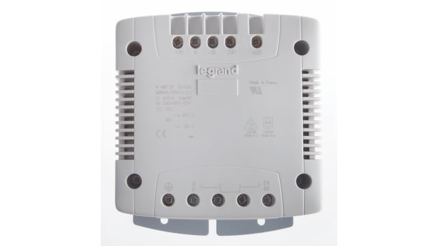 Legrand 630 VA Chassis Mount Transformer, 24 to 48 V, EN 61131-2, IEC/EN 61558-2-2, EN 60439-1, CSA C22-2-N°66, IEC | 0 442 37