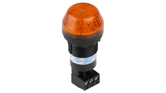 Allen Bradley 855P Series Amber Multiple Effect Beacon, 24 V ac/dc, Panel Mount, LED Bulb | 855PB-B24SE522