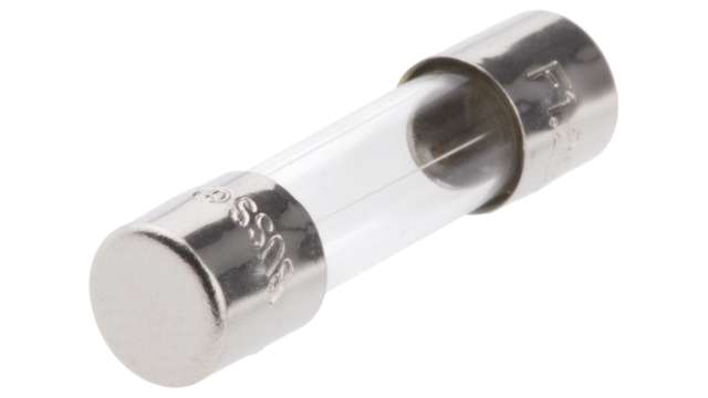 Eaton 1.25 A F Glass Cartridge Fuse, 5 x 20 mm | S500-1.25-R