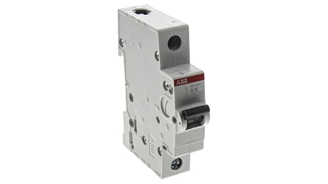 ABB ComPact Home SH200 Miniature Circuit Breaker, 1-Pole, 16 A, Type B, 440 V ac AC, 60 V DC, 6 kA Breaking Capacity | 2CDS211001R0165  SH201-B16