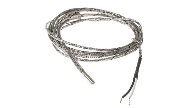 Correge Type J Thermocouple 30mm Length, 5mm Diameter → +400°C | PTC5/2500/J/SCI/2TJ06C03/VERROU/12X14