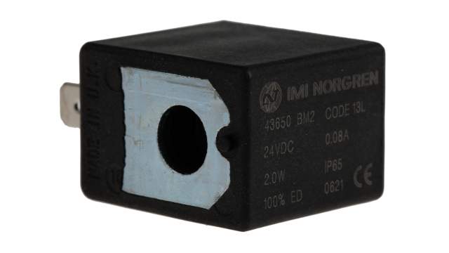 Norgren 24 V dc Solenoid Valve Coil | V10626-A13L