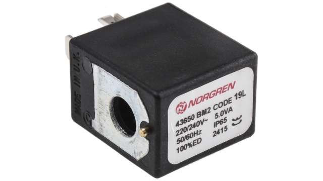 Norgren 220/240 V ac Solenoid Valve Coil | V10626-A19L
