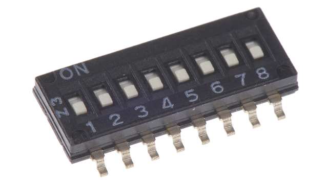 Omron Slide DIP Switch Surface Mount | A6H-8102