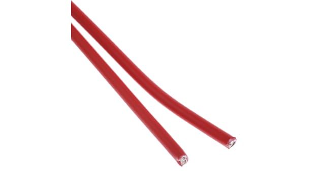 TE Connectivity Zerohal 100G Series Red 2.5 mm² Hook Up Wire, 13 AWG, 37/0.29 mm, 100m, LSZH Insulation, 100G0111-2.50-2 | 100G0111-2.50-2