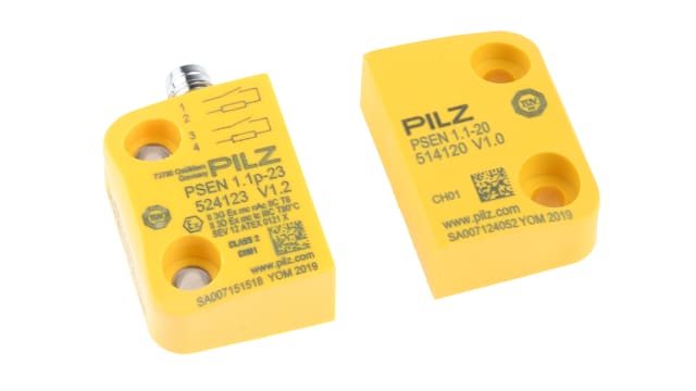 Pilz PSENmag Series Magnetic Non-Contact Safety Switch, 24V dc, Plastic Housing, 2NO, M8 | 504223