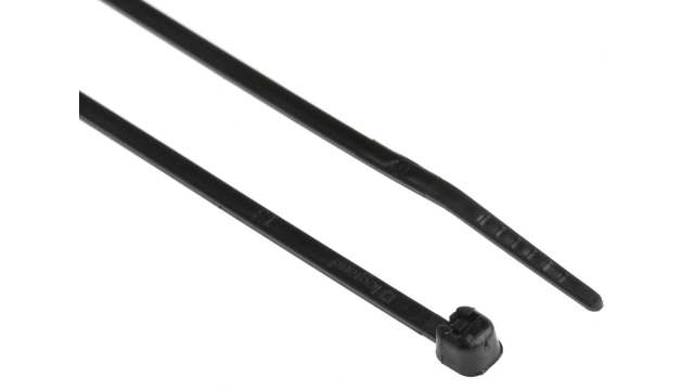 Legrand Cable Tie, Non-Releasable, 140 mm x 2.4 mm, Black Polyamide 66 | 0 320 13