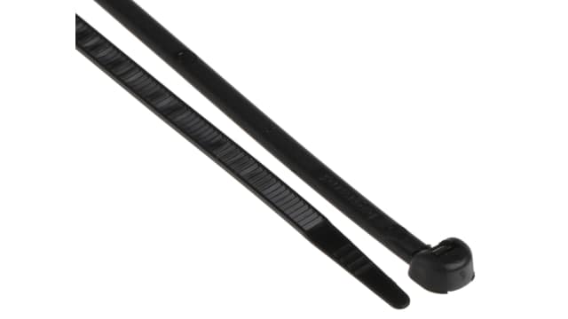 Legrand Cable Tie, Non-Releasable, 360 mm x 4.6 mm, Black Polyamide 66 | 0 320 24