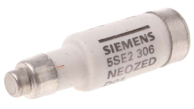 Siemens 6 A D01 Neozed Fuse, 400 V ac | 5SE2306